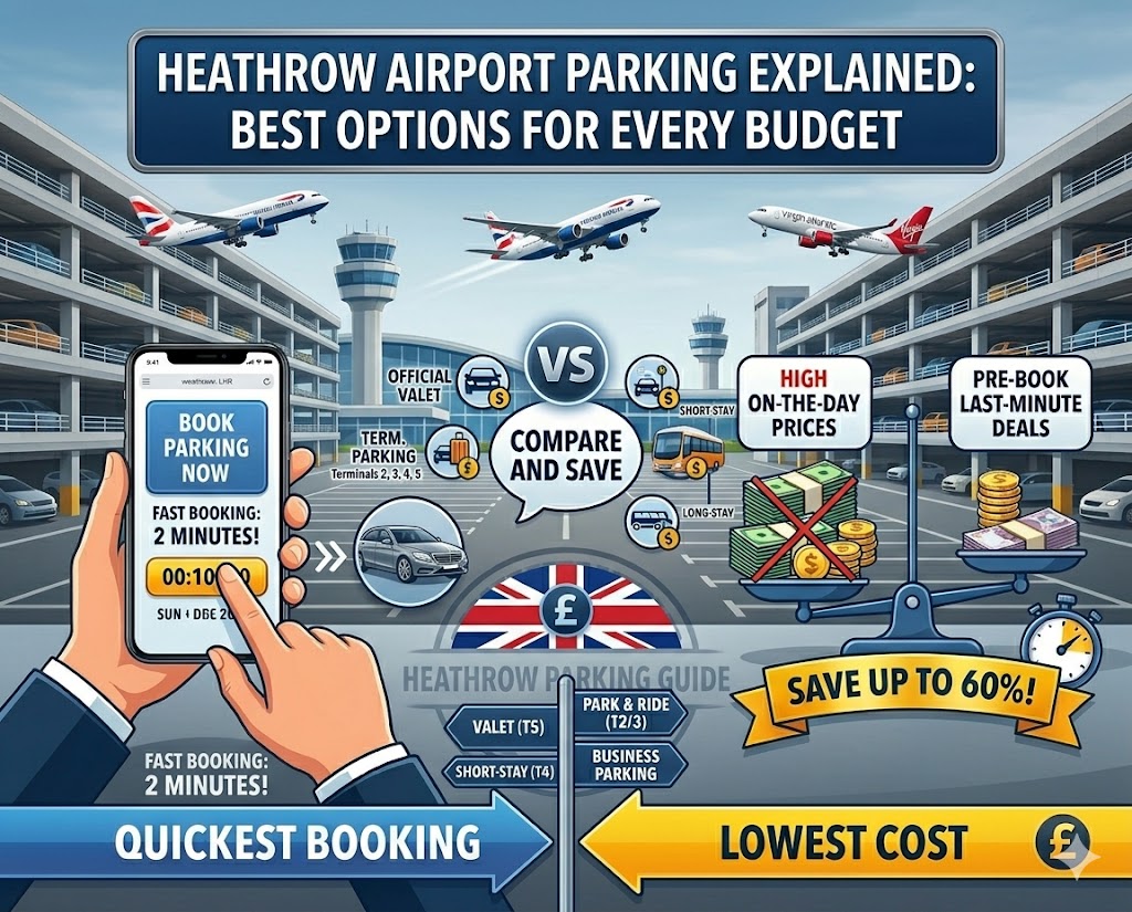Heathrow Airport Parking Explained: Best Options for Every Budget